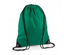 Sac à dos à bretelles - gym - linge sale - chaussures - BG10 - vert kelly - Sac à dos bandoullière