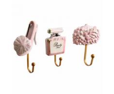 Résine Chaussures de Dame Bouteille de Parfum Sac Vêtements Patterned Chapeau Support Mural Monté Snpl388 - Rangement de l'atelier