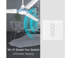 UE Smart WiFi Ventilateur au plafond commutateur APP minuterie à distance pour la maison Alexa / Google wedazano354 - Équipements électriques domotique