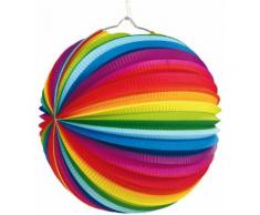 Amscan papier lampion arc-en-ciel 50 cm - Article de fête