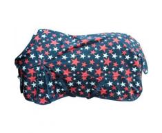 Couverture Stars 600D doublée polaire Bleu roi 145 - Toilettage du cheval
