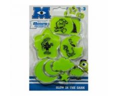 30 stickers Monstres Academy Phosphorescents Glow in the dark Disney veilleuse lumière enfant - Accessoire tableau et pupitre (divers)
