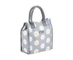 Kitchen craft coolmovers sac isotherme fourre-tout motif marguerites 4 litres gris - Ustensile de cuisine