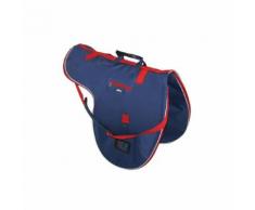 Roma - Sac de selle - Cheval (Taille unique) (Bleu marine / rouge / blanc) - UTWB680 - Selle et tapis de selle