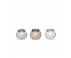 Set de 3 Pots de Rangement en Porcelaine Mural - Boite de rangement