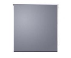 vidaXL Store enrouleur occultant 120 x 175 cm gris - Fenêtres et volets