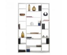 Paris Prix - Temahome - étagère Bibliothèque valsa 21 Casiers Gm Blanc Mat - Étagère
