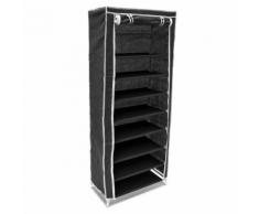 Armoire à chaussures en tissu - 9 étagères - pour 36 paires de chau - Armoire