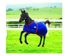Weatherbeeta - Couverture - Cheval (70 cm) (Bleu marine / rouge / blanc) - UTWB1213 - Selle et tapis de selle