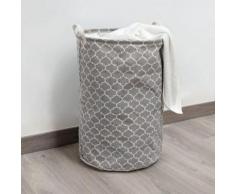 Panier à linge Gris 111102 - Accessoires de bain