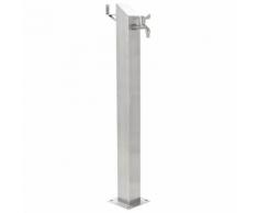 Colonne à eau de jardin carrée Acier inoxydable 95 cm - Jacuzzi et sauna