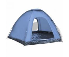 vidaXL Tente pour 6 personnes Bleu - Tente