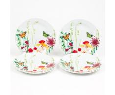 Table Passion - Coffret 4 Assiettes Dessert Tutti Fiori - vaisselle