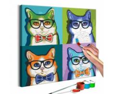40x40 Tableau à peindre par soi-même Kits de peinture pour adultes Superbe même - Décoration murale