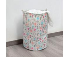 Panier à linge Imprimé Fleurs 111867 - Accessoires de bain