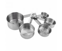 Lot de 5 Cuillères à Mesurer Avec Poignée En Acier Inoxydable Anti-Rouille - Autres accessoire de cuisson