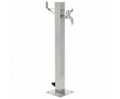 Colonne à eau de jardin carrée Acier inoxydable 65 cm - Jacuzzi et sauna