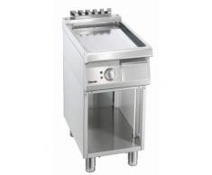 Plaque à snacker électrique avec plaque en acier lisse avec soubassement ouvert - Grillade et barbecue