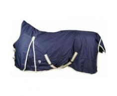 HORKA tapis d'extérieur col montant 600D bleu taille 135/185 - Toilettage du cheval