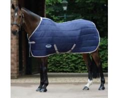 Weatherbeeta - Couverture COMFITEC - Cheval (196 cm) (Bleu marine / argent / rouge) - UTWB1313 - Selle et tapis de selle