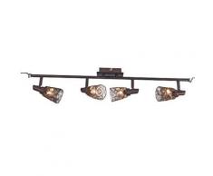 Naeve Leuchten 1112720 Applique Murale Cottage 4 Ampoules En Métal 79 Cm - Appliques et spots