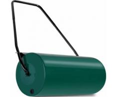 Rouleau à Gazon de Jardin Pelouse Construction en Acier (Remplissage 48L, Vert) - Outillage de jardin à main