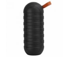 Enceinte Bluetooth Étanche Extérieur Lecture sur Carte Mémoire avec Lampe de Poche - Noir - Enceinte sans fil