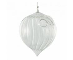 Goutte d'Eau Soliflore Globe à Suspendre Porte Fleur Porte Plante en Verre 12x12x16cm - Verrerie