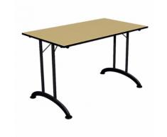 Table de réunion pliante Mobilis EVO 1 200 x 700 x 740 mm Aluminium imitation pommier