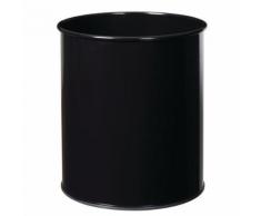 corbeille à papier papéa 30 l noire