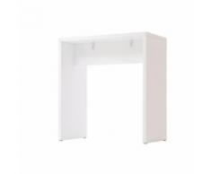table de réunion haut blanc