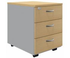 caisson mobile praticka 3 tiroirs hêtre