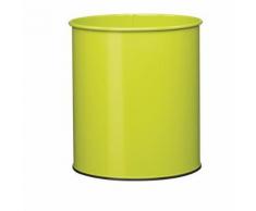 corbeille à papier papéa 30l vert anis