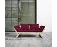 Futon Azur Bebop brut futon Ess. bordeaux