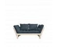 Futon Azur Beat naturel futon petrol blue