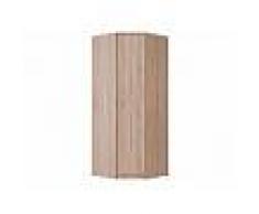 Vente-unique.com Armoire d'angle OLESSIA - 1 porte - L.80 cm - Chêne