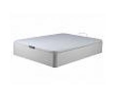 DREAMEA PLAY Sommier coffre ONIRY en simili de DREAMEA Play - 160x200 cm - Blanc mat