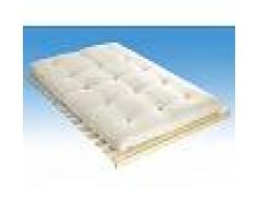 DREAMEA Futon 160x200cm - 100% COTON - SHIVA de DREAMEA - Ecru