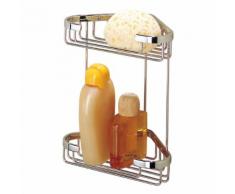 Tiger Etagère de douche d'angle chromée Exquisit 489620342