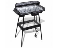 vidaXL Barbecue Electrique Grille Rectangulaire pour Jardin