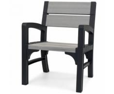 Keter Chaise de jardin Montero Gris 234453