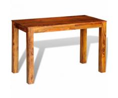 vidaXL Table de salle à manger Bois massif sesham 120 x 60 76 cm