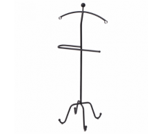 vidaXL Valet de chambre 49 x 41 108 cm Noir