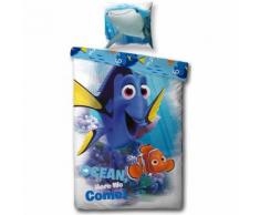 Disney Ensemble de housse couette enfant Le Monde Dory 200x140cm