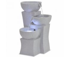 vidaXL Fontaine d'intérieur avec lampe LED Polyrésine