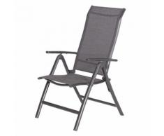 Garden Impressions Chaise de jardin inclinable Limone Gris 07220GT