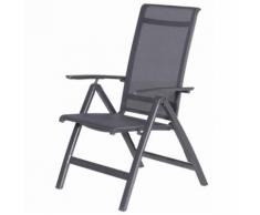 Garden Impressions Chaise de jardin inclinable Gala Gris 00300GT