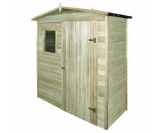 vidaXL Abri de stockage pour jardin Pin Imprégné 200 x 100 210 cm