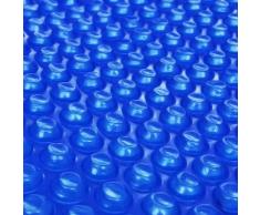 vidaXL Bâche solaire à bulles flottant 455 cm pour piscine 549 cm Ronde