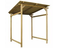 vidaXL Auvent de jardin Bois pin imprégné 170 x 200 cm
